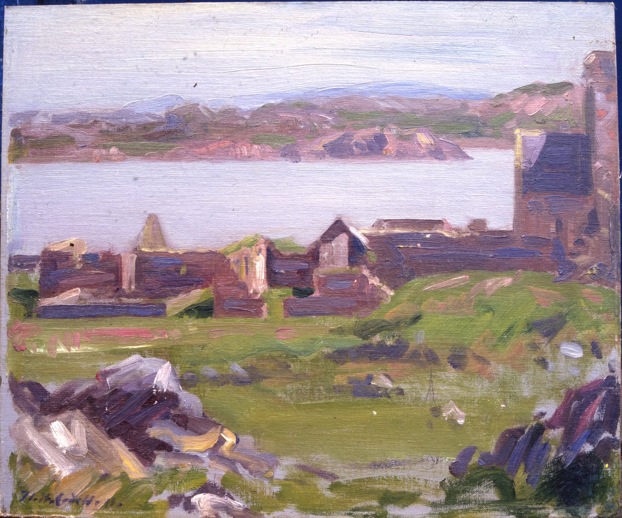De Ruïnes van de Abdij van Iona door Francis Campbell Boileau Cadell