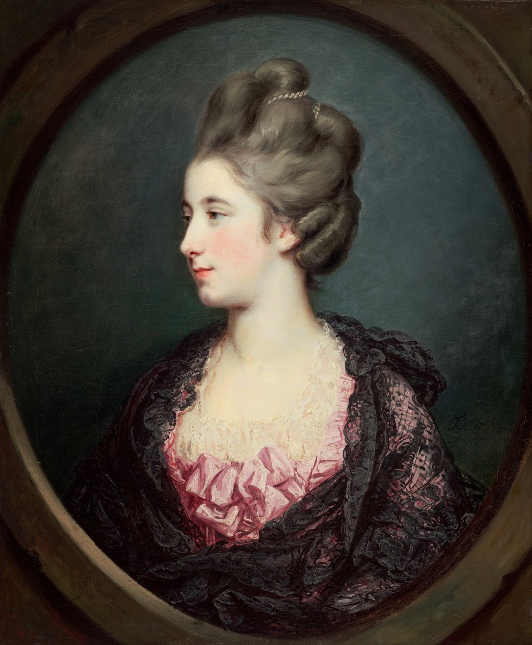 Mevrouw Thomas Horne door Francis Cotes