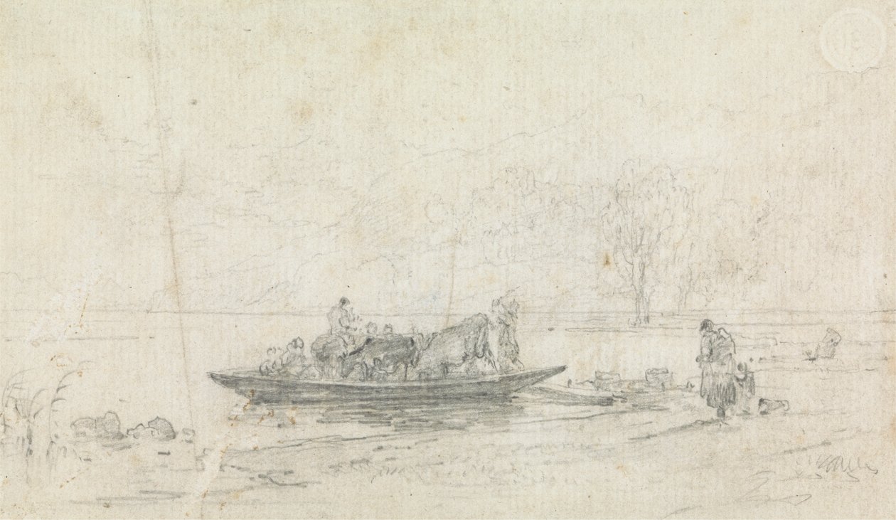 De veerboot door Francis Danby