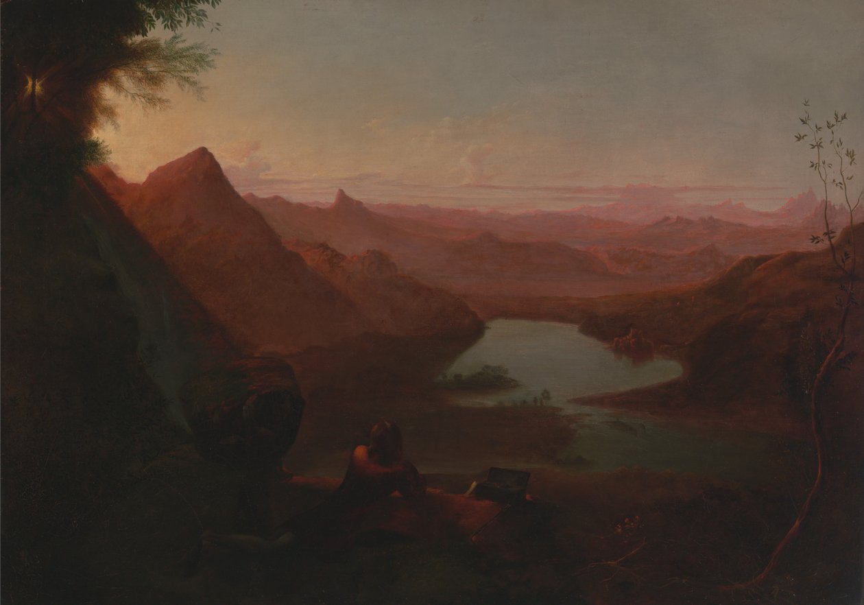 De vakantie van de schilder [1844, Royal Academy of Arts, Londen, tentoonstellingscatalogus] door Francis Danby