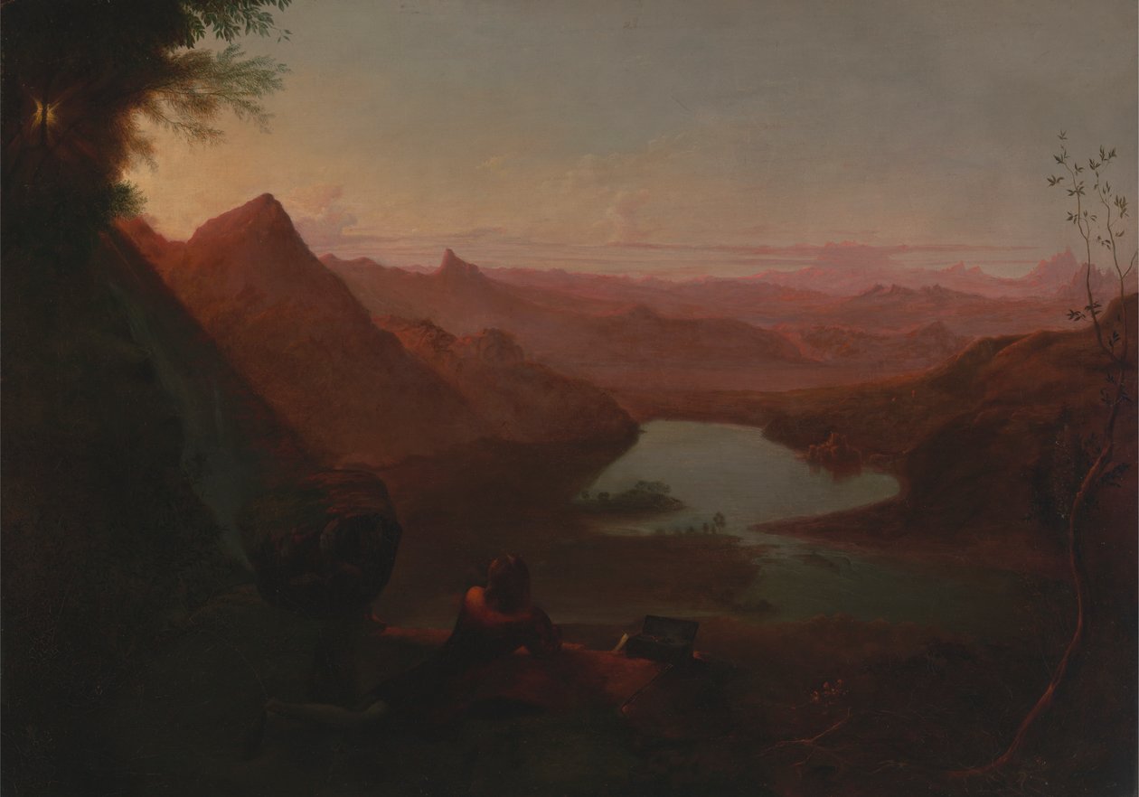 De vakantie van de schilder [1844, Royal Academy of Arts, Londen, tentoonstellingscatalogus] door Francis Danby