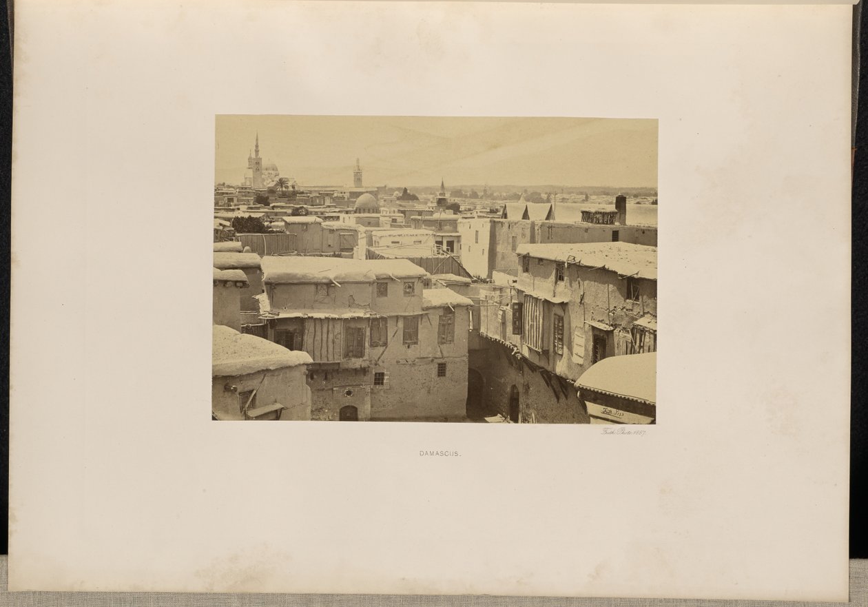 Damascus door Francis Frith