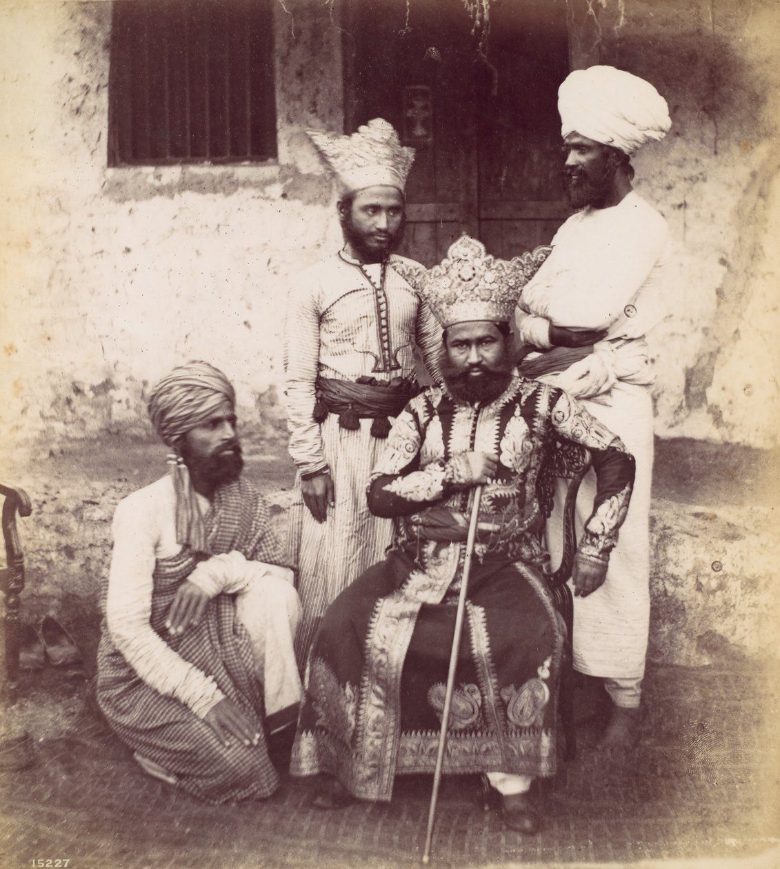 Vier Oost-Indische Mannen, 1870s door Francis Frith