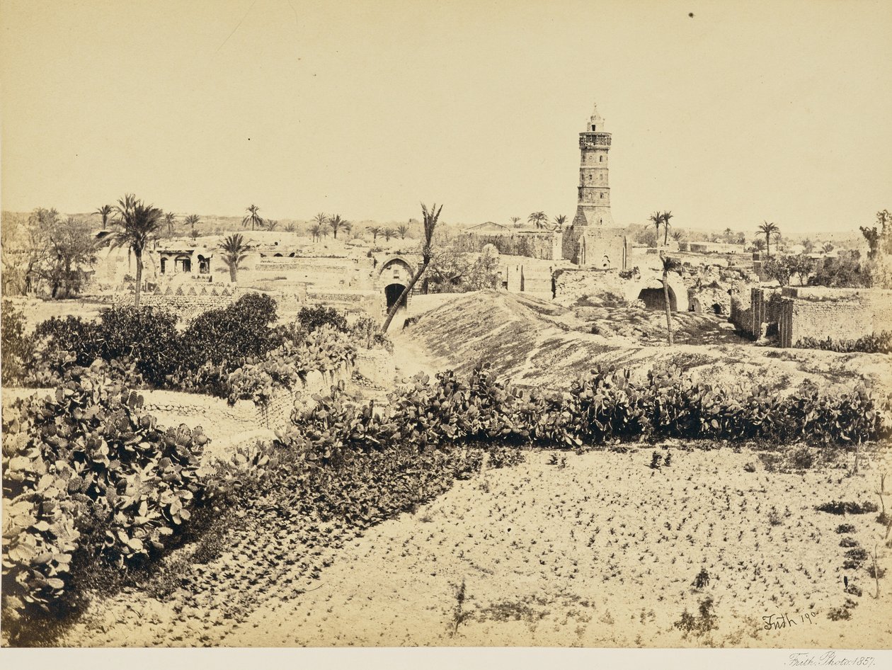 Francis Frith, Gaza (De Oude Stad) door Francis Frith
