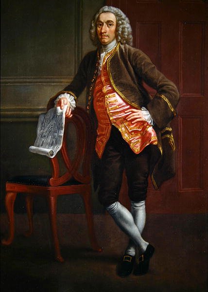 Portret van een Lid van de St. John Familie door Francis Hayman