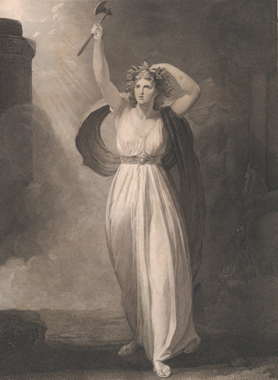 Cassandra Raving Shakespeare, Troilus en Cressida, Act 2, eerst gepubliceerd 1795, heruitgegeven 1852 door Francis Legat