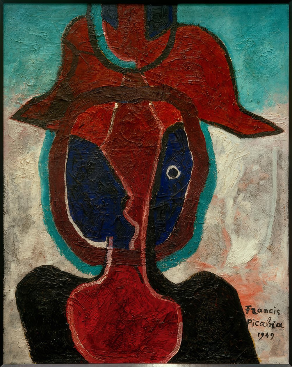 Een duister figuur door Francis Picabia