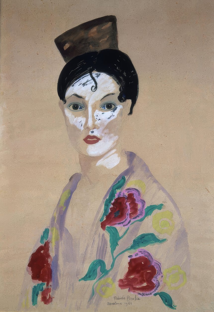 Vrouw met Peineta door Francis Picabia