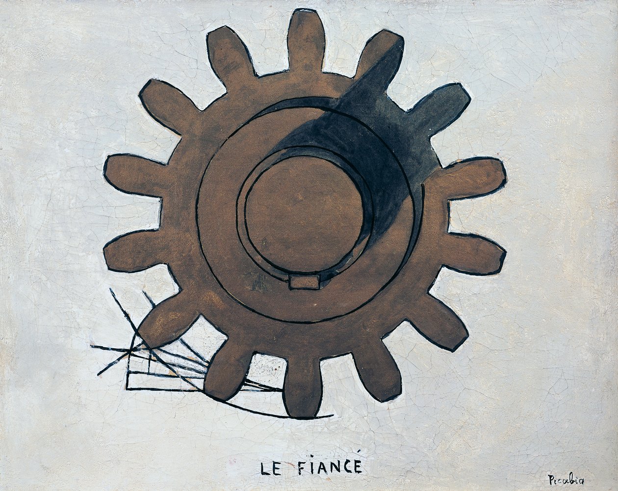 Verloofde door Francis Picabia
