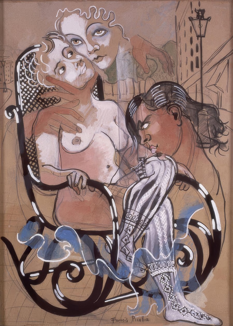 Schommelstoel door Francis Picabia