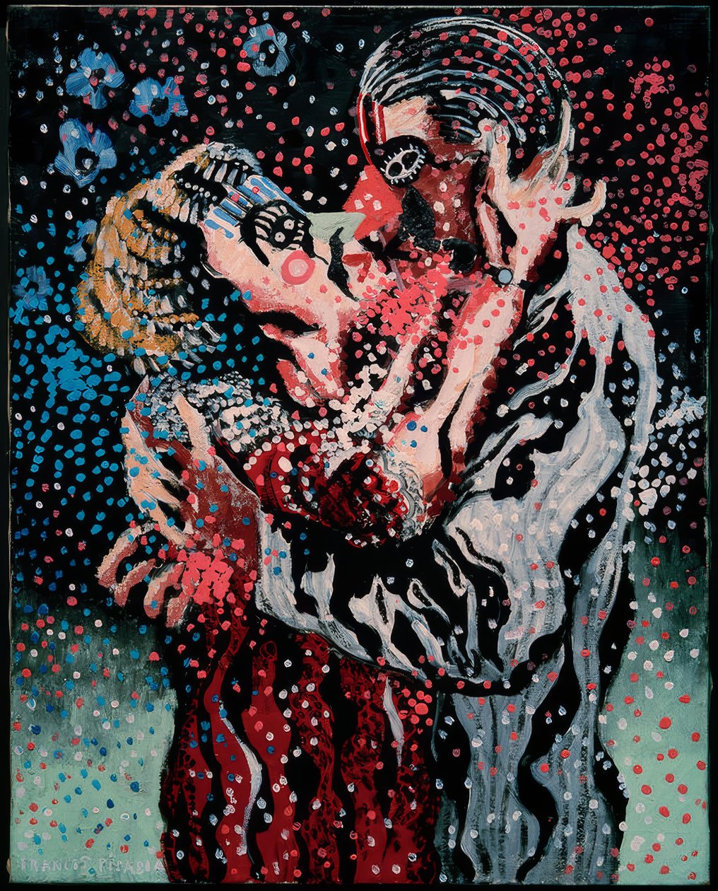 Vastenavond (De kus) door Francis Picabia
