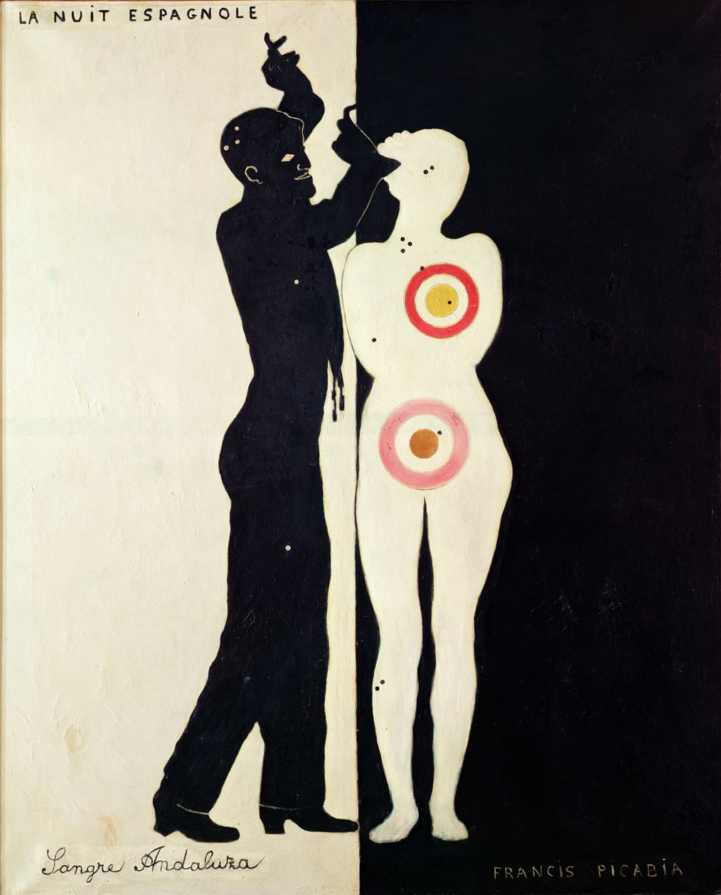Spaanse nacht door Francis Picabia