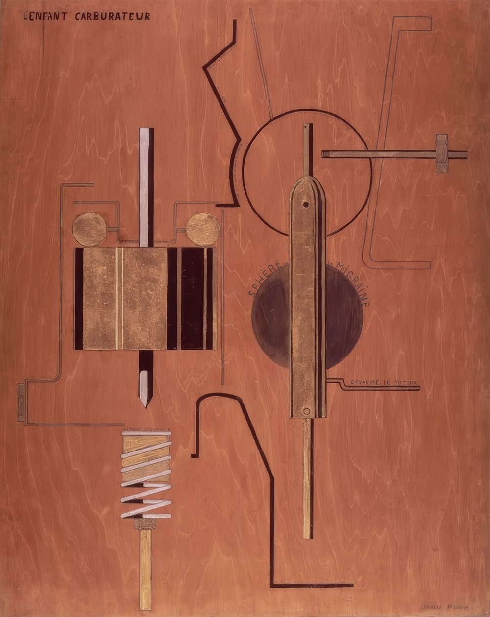 De kindercarburateur door Francis Picabia