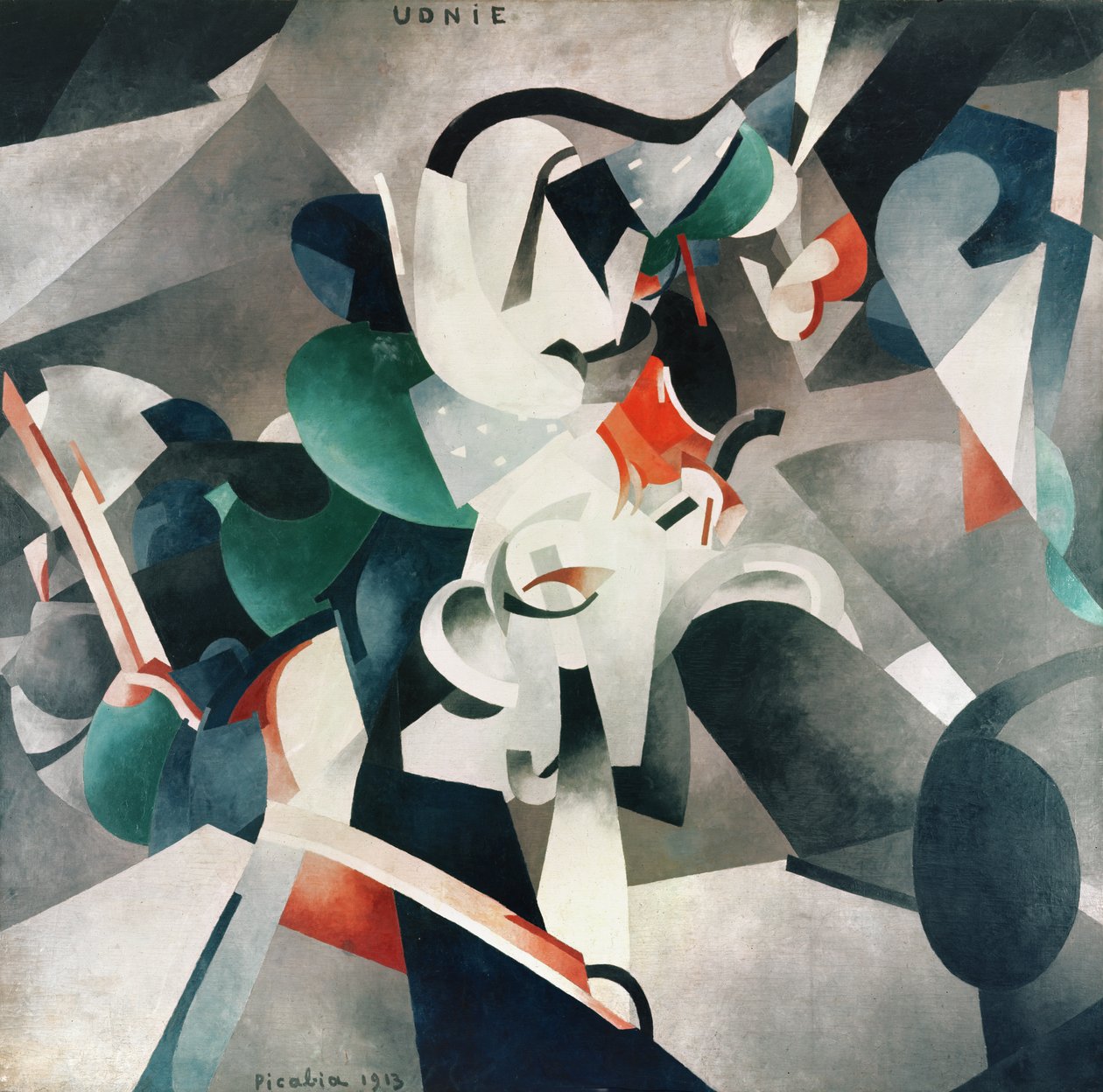 Udnie, jong Amerikaans meisje door Francis Picabia