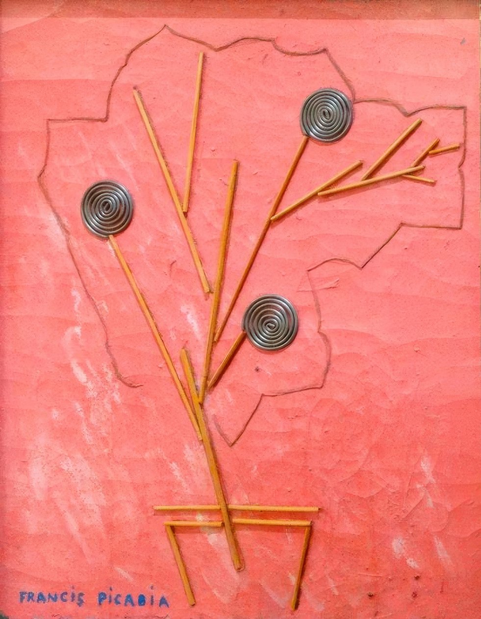 Bloemenvaas door Francis Picabia