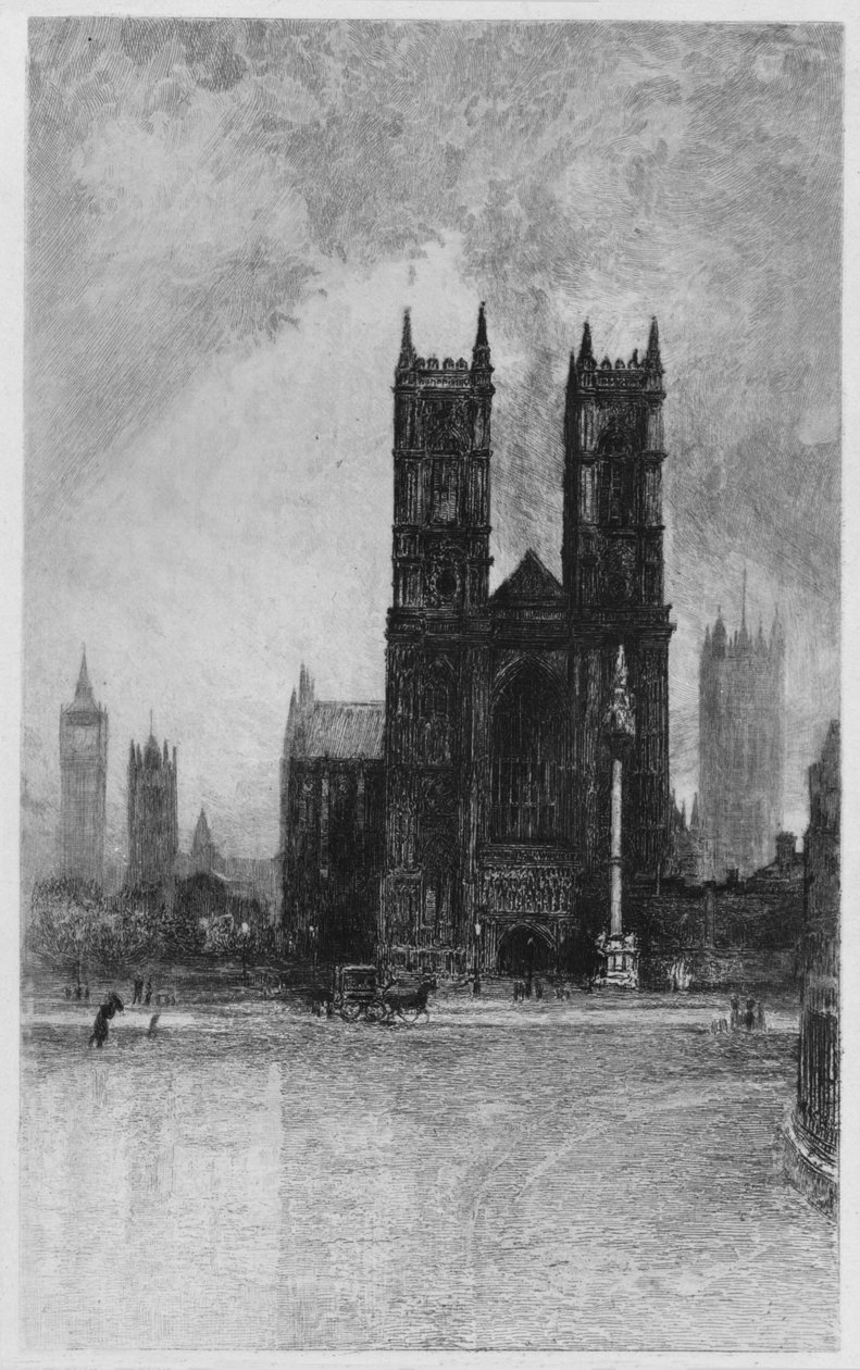 De torens van Westminster door Francis S Walker
