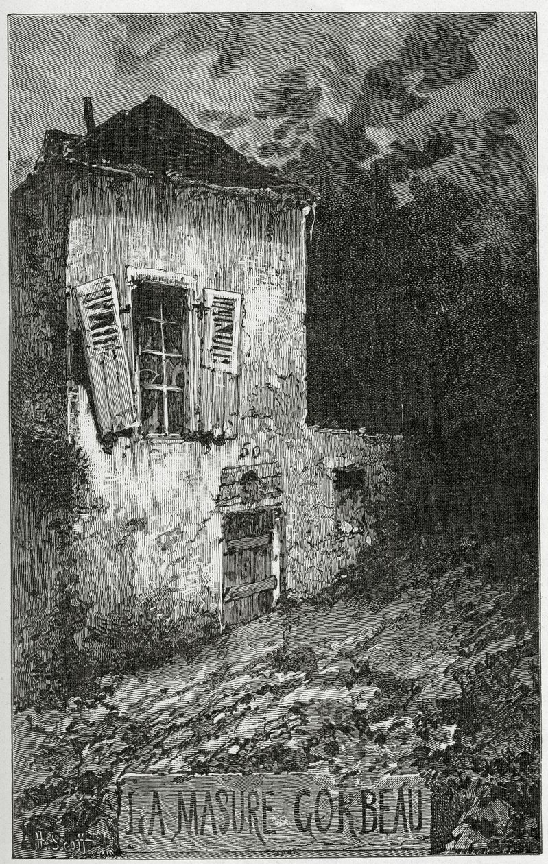 La Masure Gorbeau, 19e eeuw door Francis & Scott, Henry Fowke