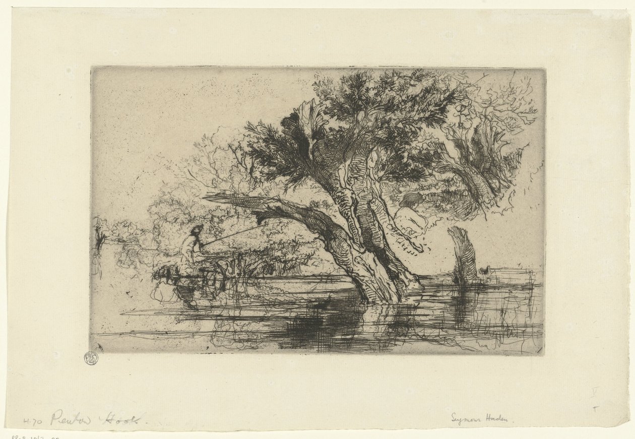 Penton Hook door Francis Seymour Haden (Sir)