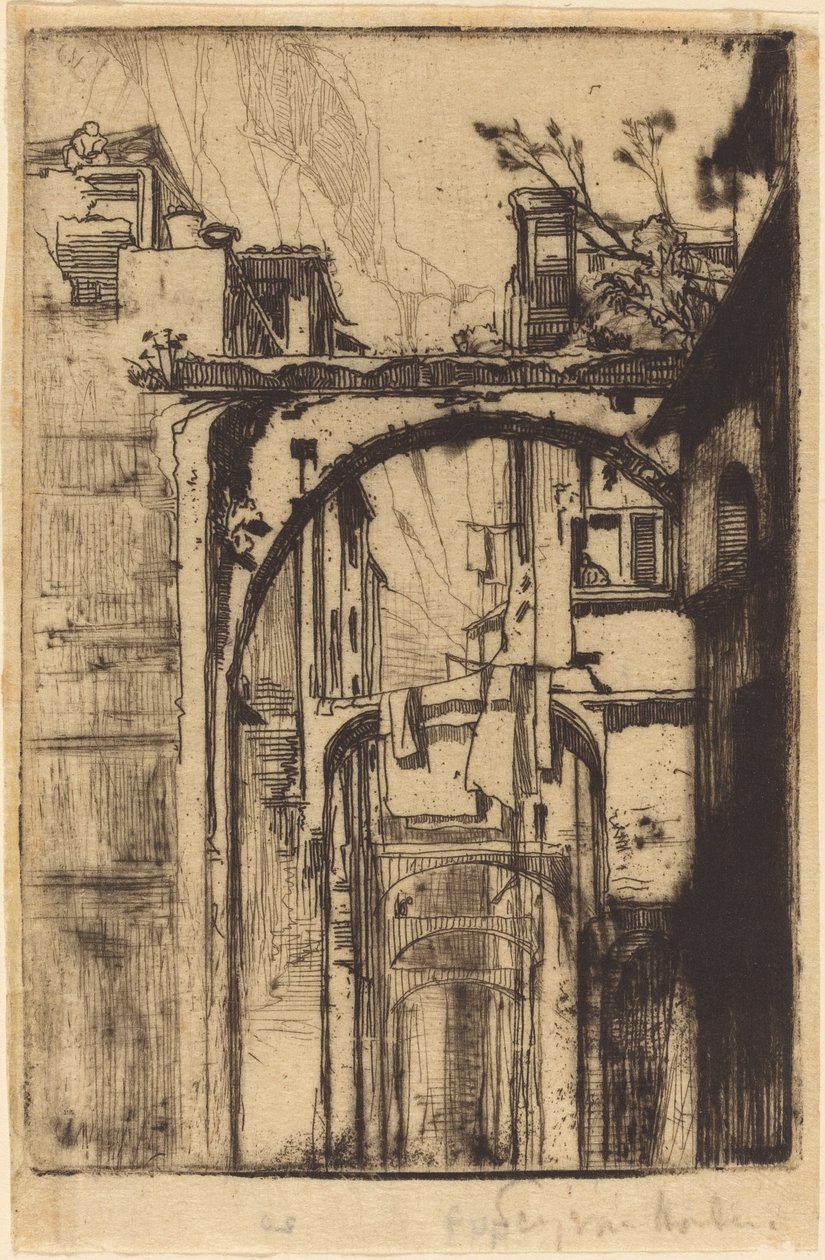 Amalfi door Francis Seymour Haden
