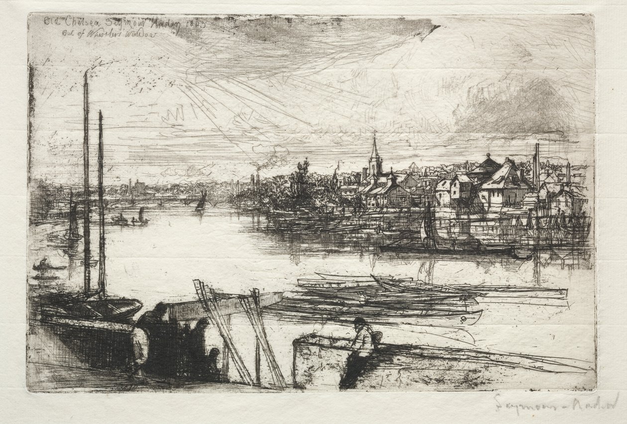Battersea Reach door Francis Seymour Haden