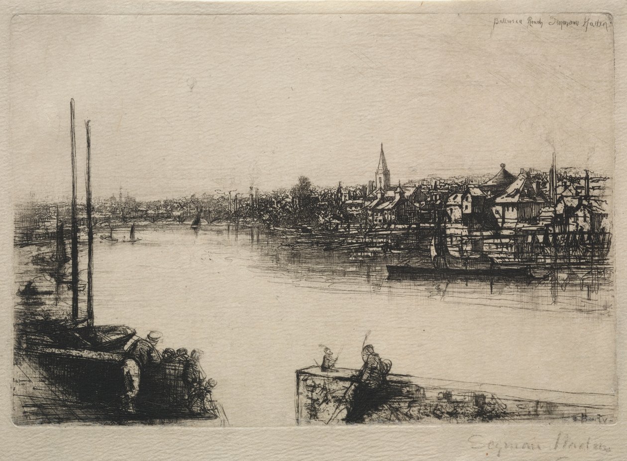 Battersea Reach door Francis Seymour Haden
