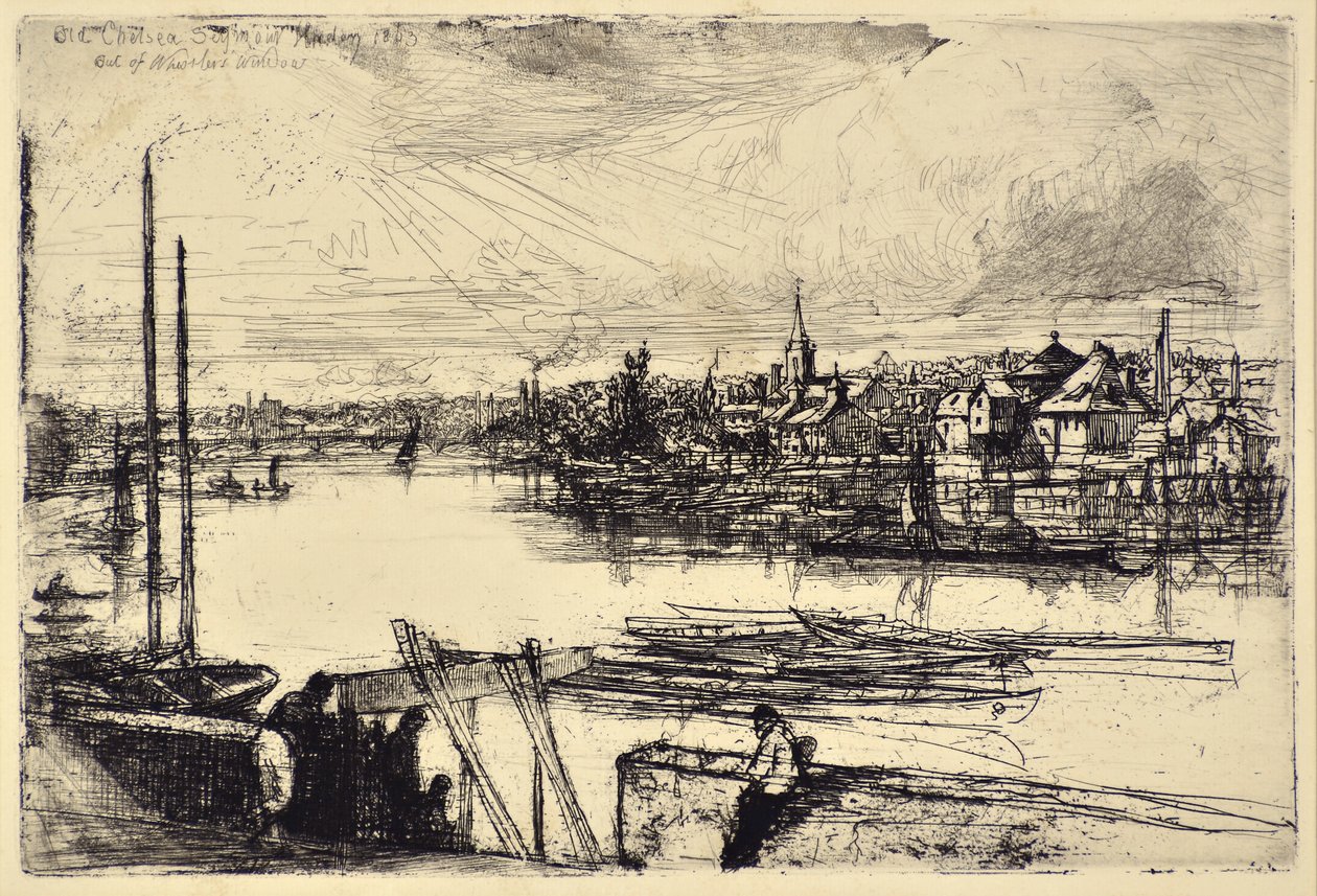 Battersea Reach door Francis Seymour Haden