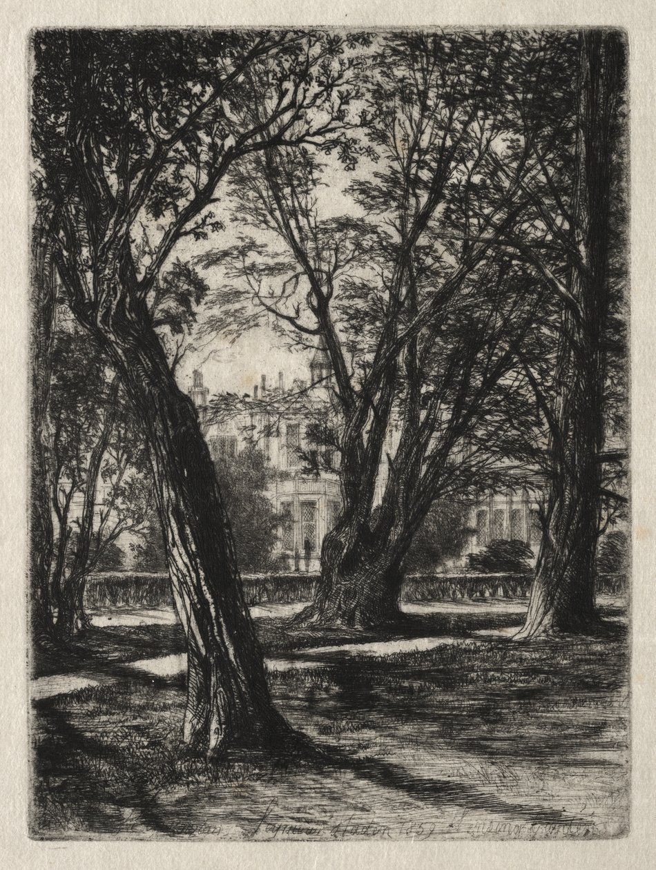 Kensington Tuinen door Francis Seymour Haden