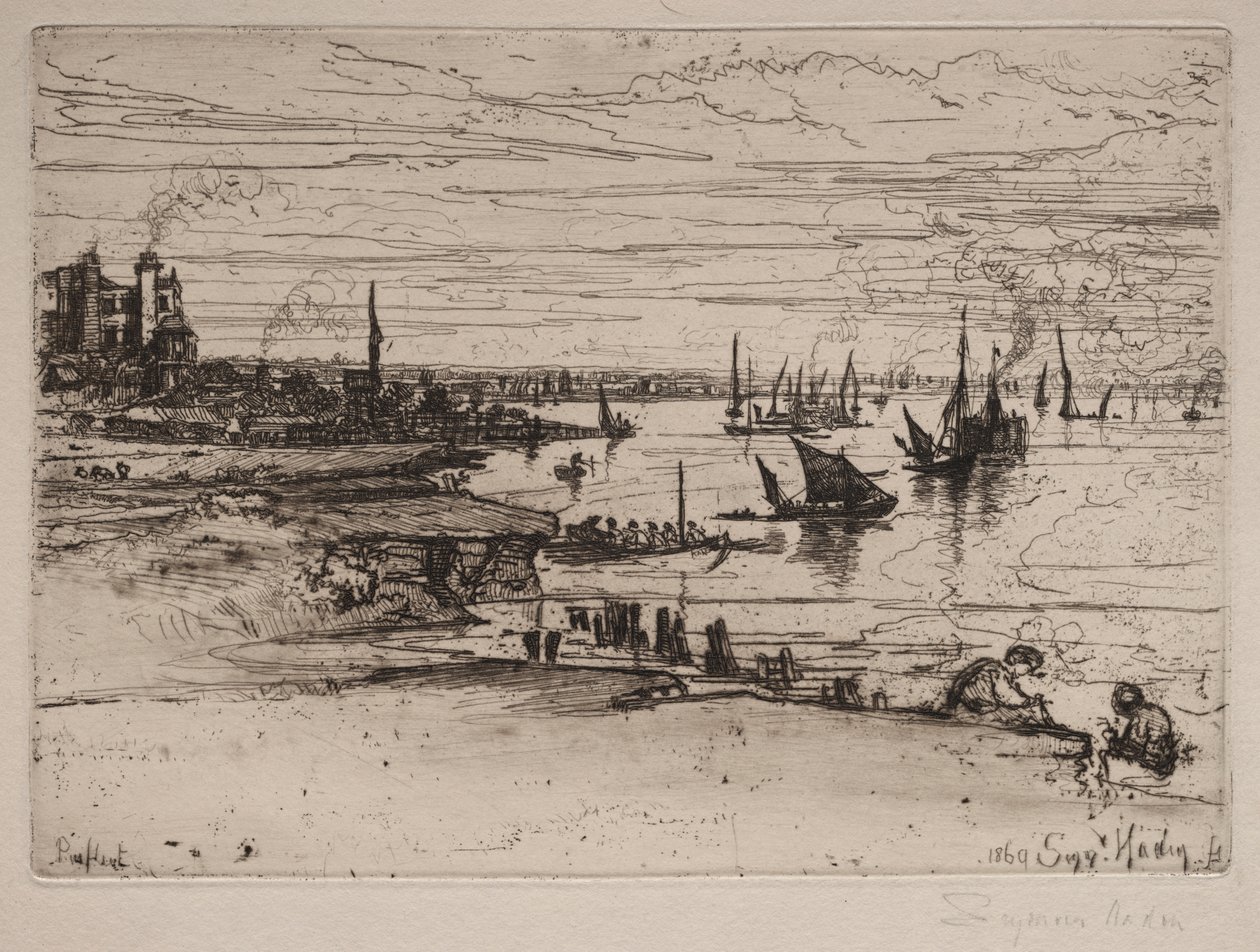 De Herberg, Purfleet door Francis Seymour Haden