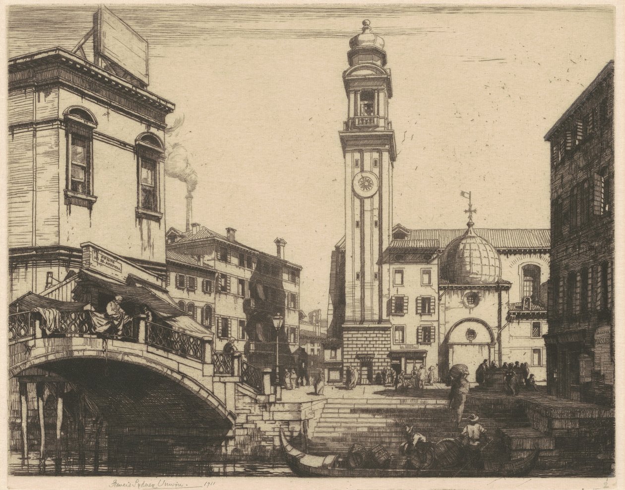 S.S. Apostoli, Venetië door Francis Sydney Unwin