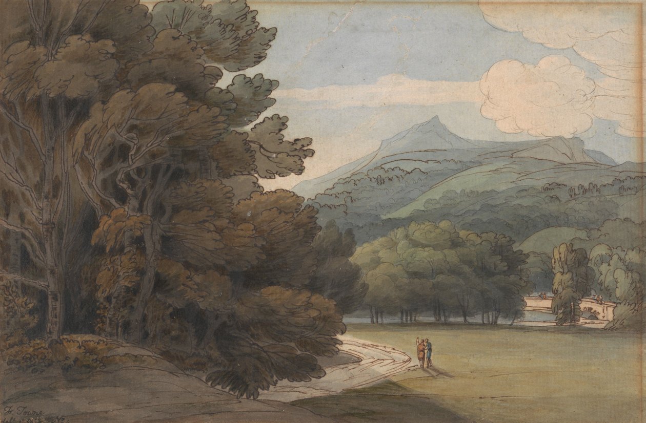 Bij Ambleside door Francis Towne