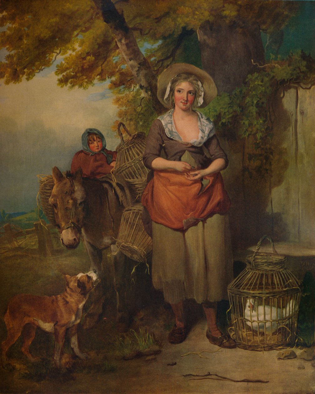De terugkeer van de markt, 1786, 1938 door Francis Wheatley