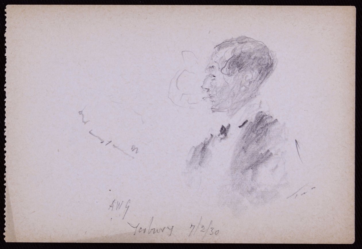 Portret van FR Yerbury door Francis Wilfred Lawson