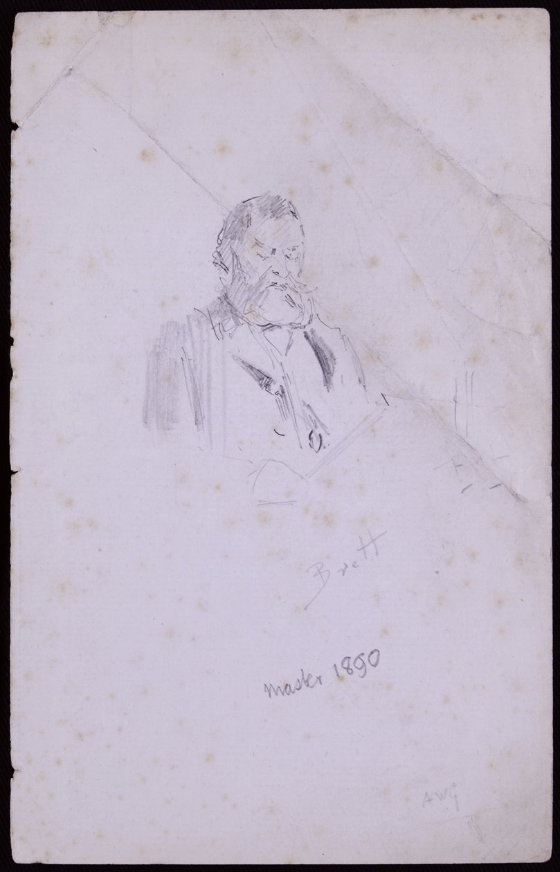 Portret van John Brett door Francis Wilfred Lawson