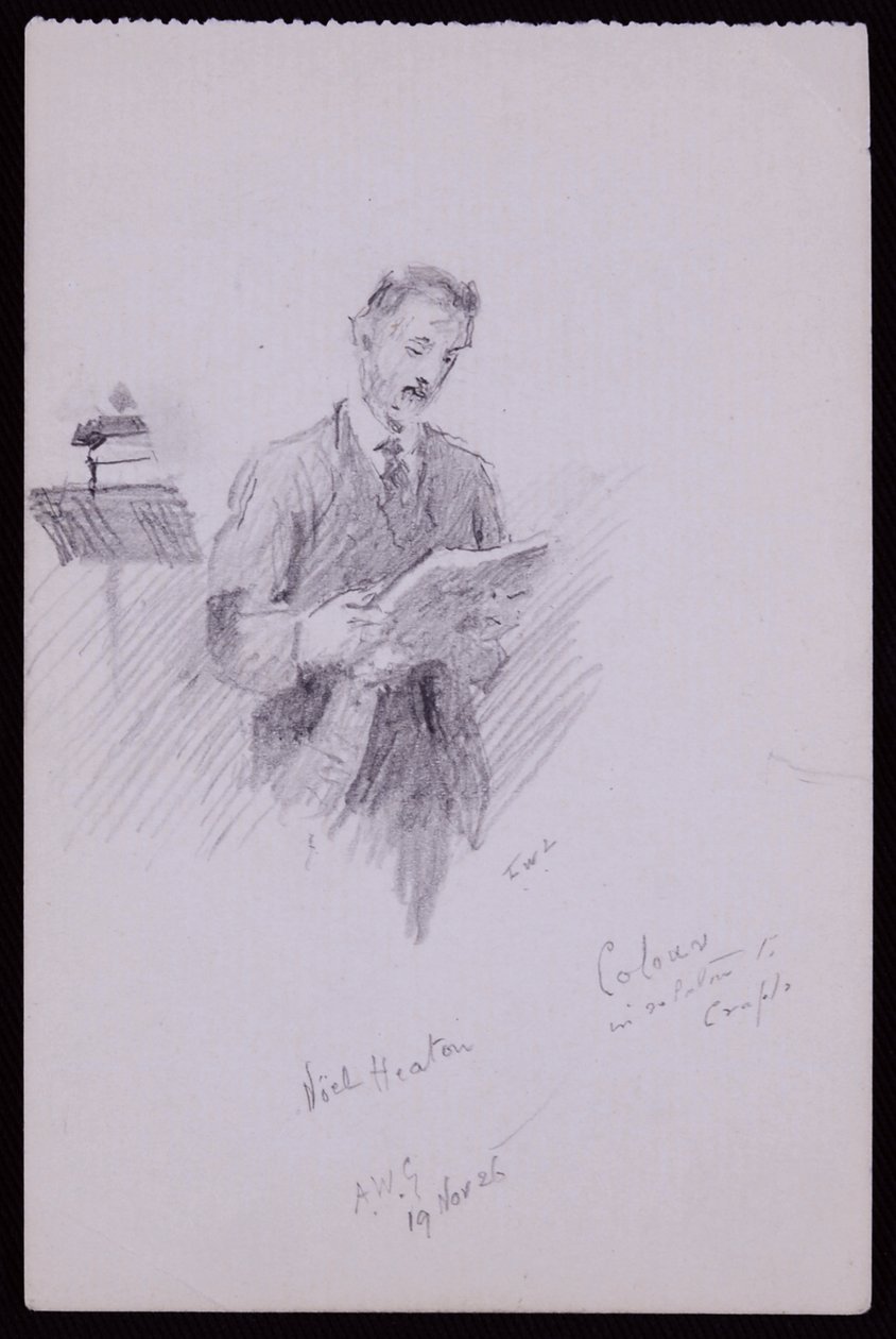 Portret van Noel Heaton door Francis Wilfred Lawson