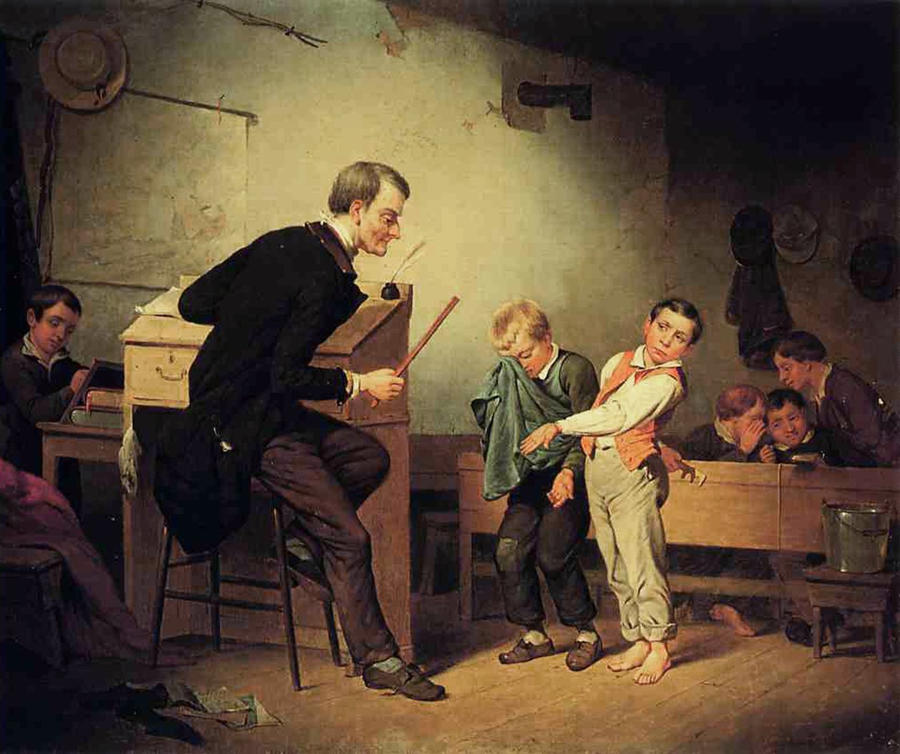 De Straf door Francis William Edmonds