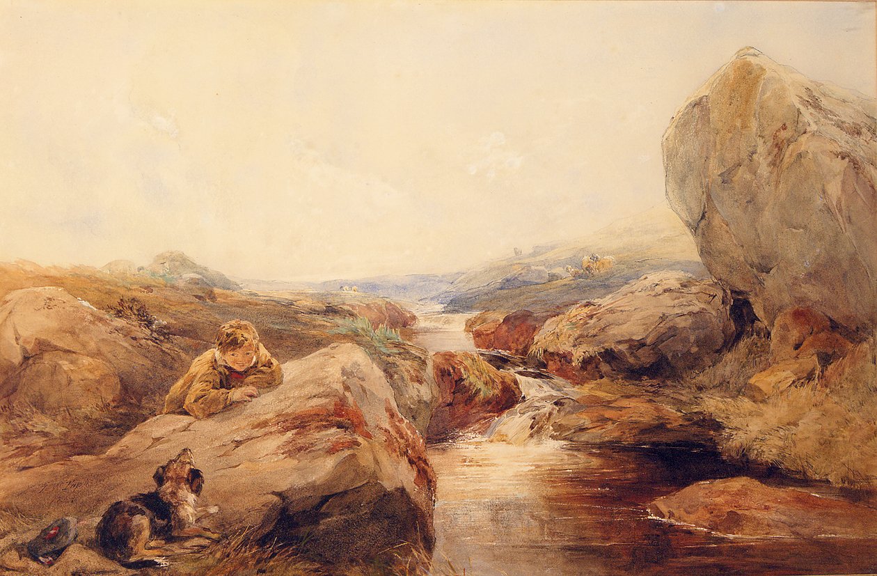 Op de heide door Francis William Topham
