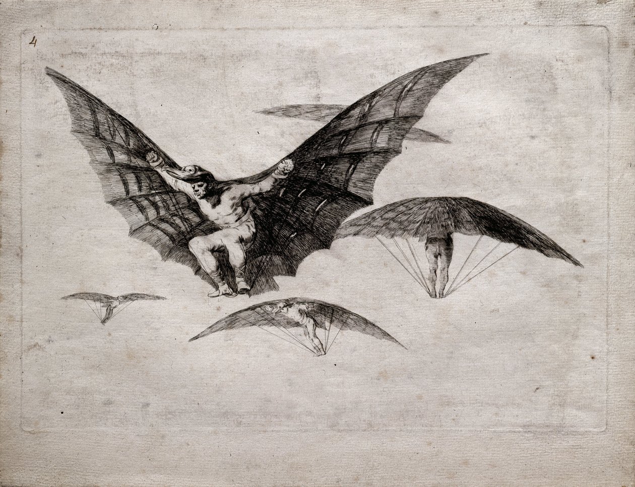 Manier van vliegen door Francisco de Goya