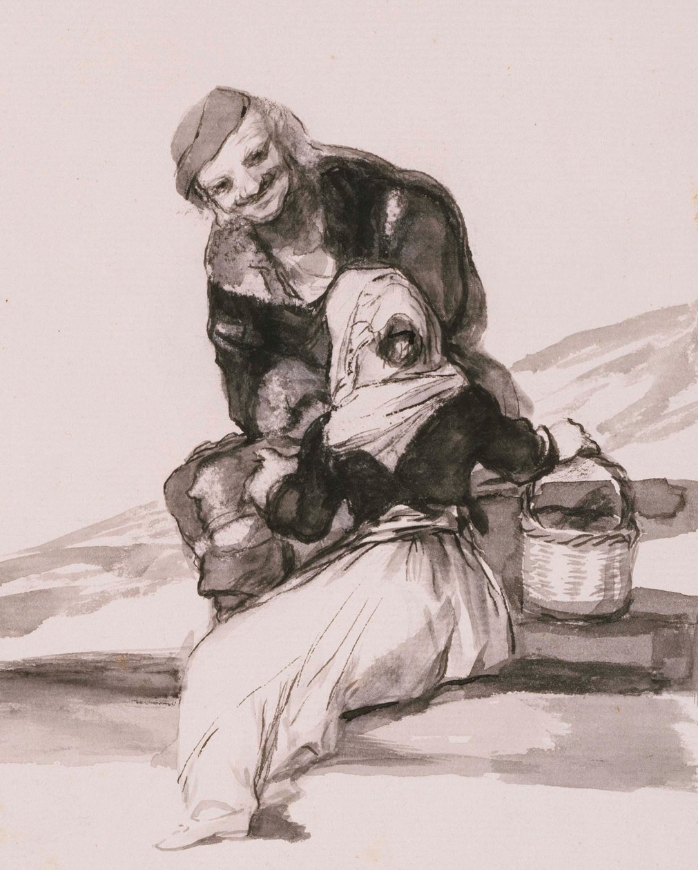 Pas op voor het advies door Francisco de Goya