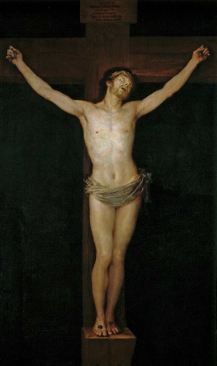Christus aan het kruis door Francisco de Goya