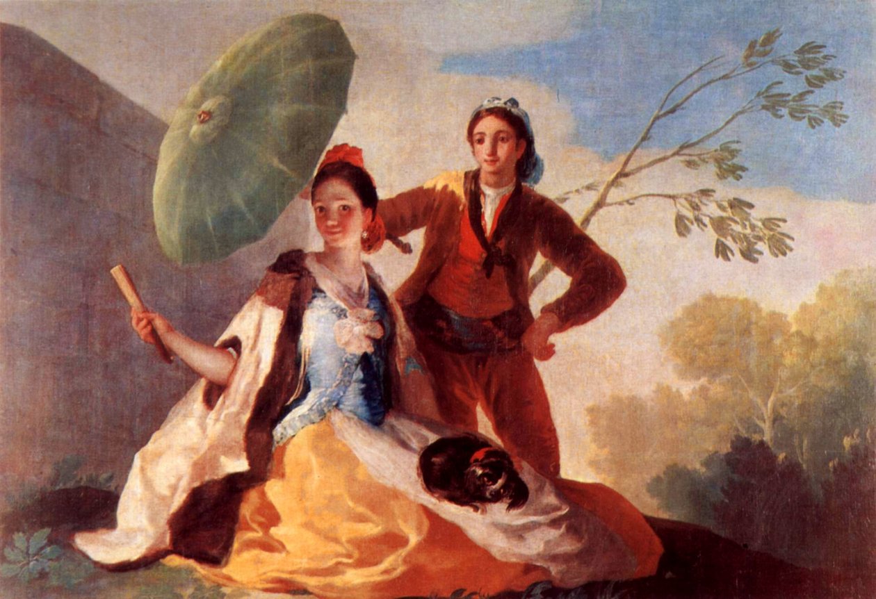 El Pardo en El Escorial door Francisco de Goya