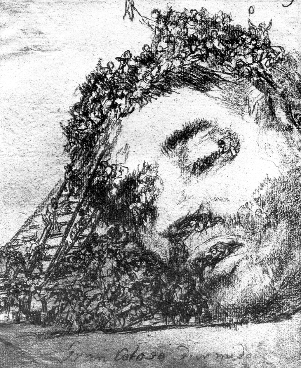 Grote Slapende Kolos door Francisco de Goya