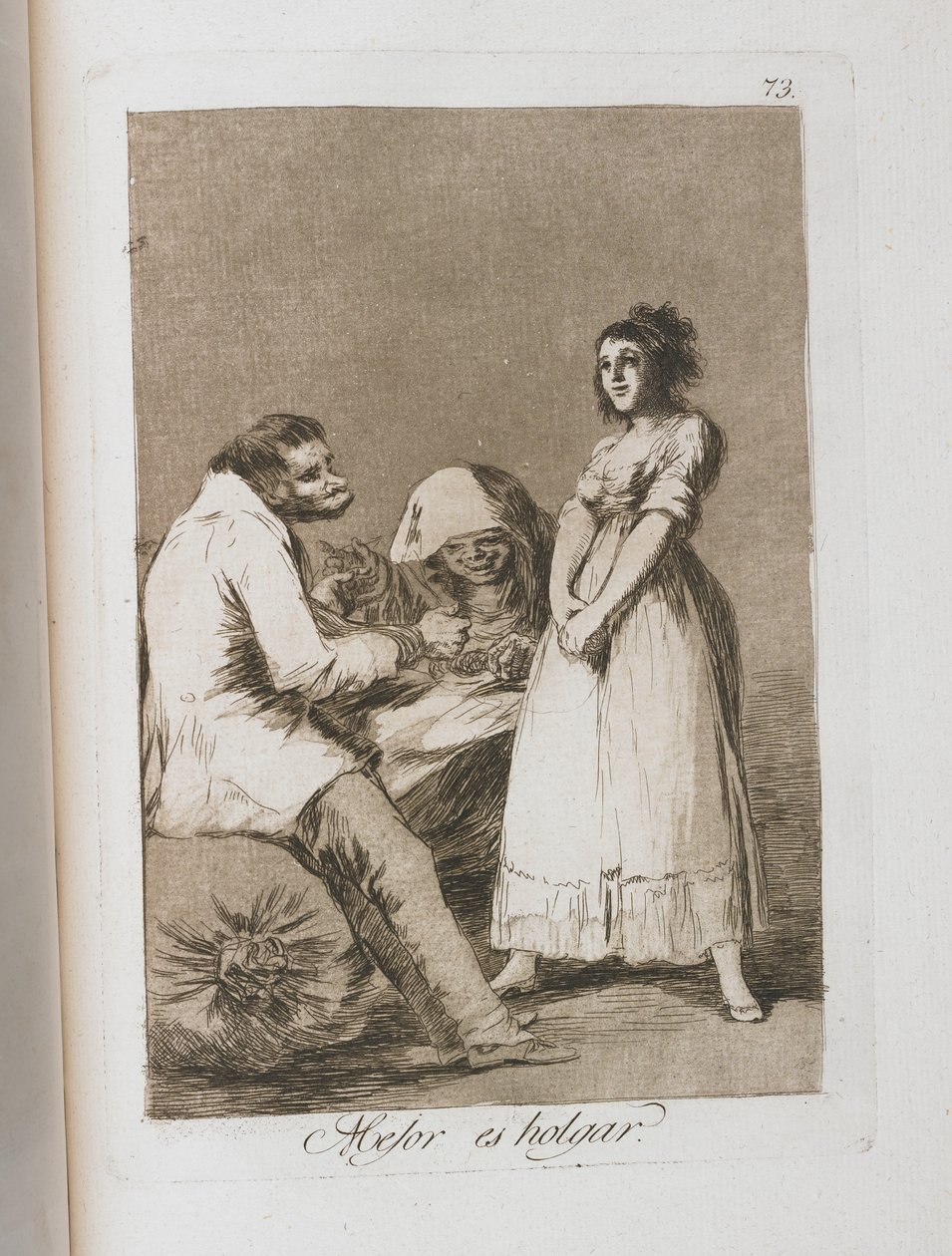 Plaat uit Los Caprichos, 1797-1798 door Francisco de Goya