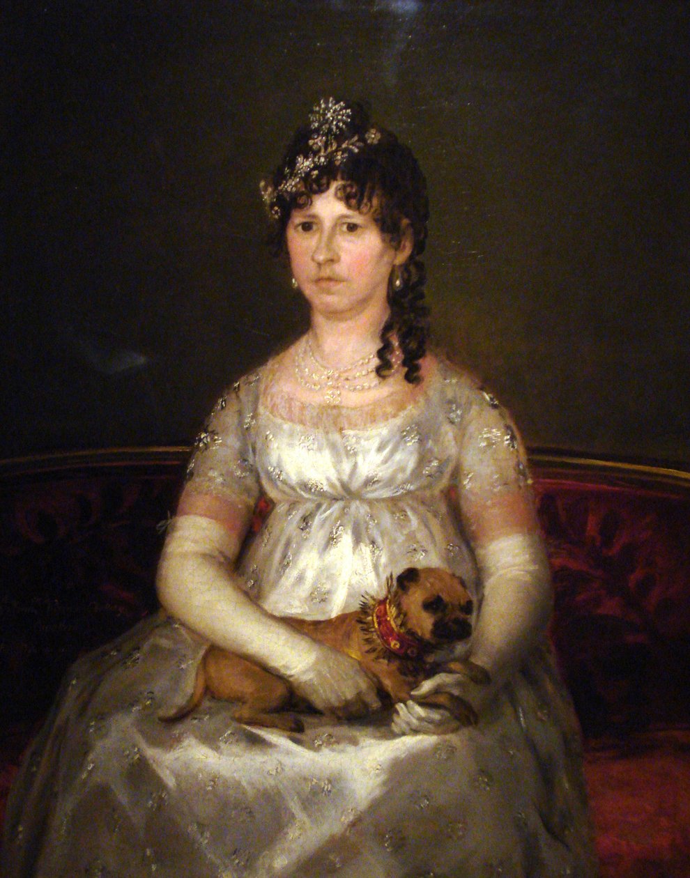 Portret van Francisca Vicenta Chollet y Caballero door Francisco de Goya
