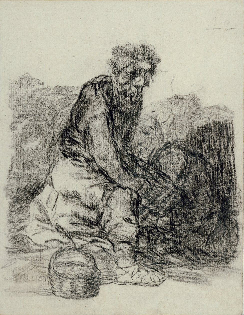 Ze sterven door Francisco de Goya