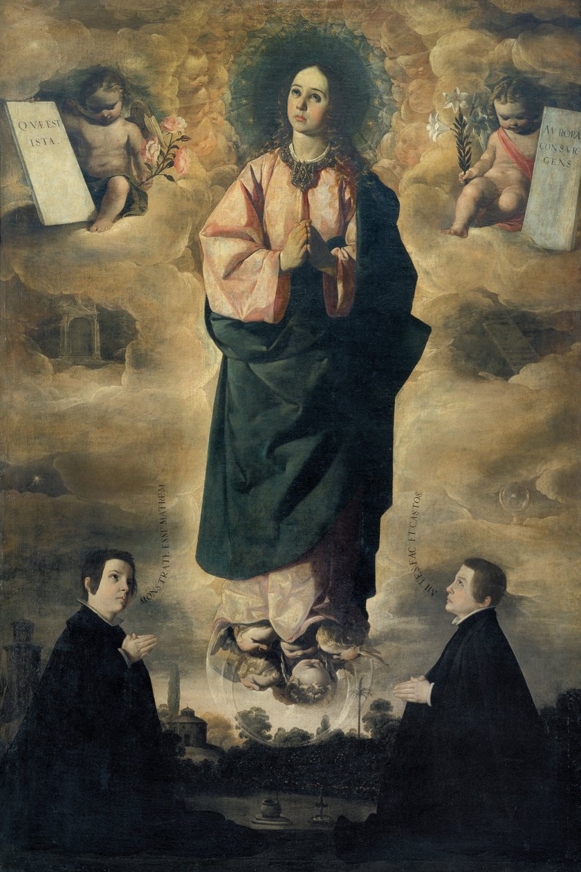 Onbevlekte Ontvangenis door Francisco de Zurbaran
