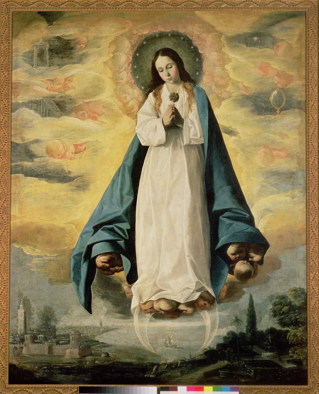 De Onbevlekte Ontvangenis door Francisco de Zurbaran