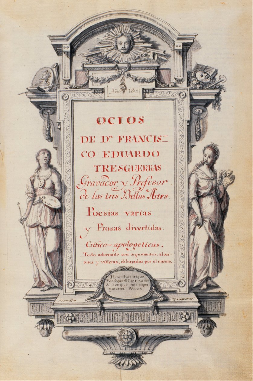 Bezigheden van Don Francisco Tresguerras door Francisco EduardoTresguerras