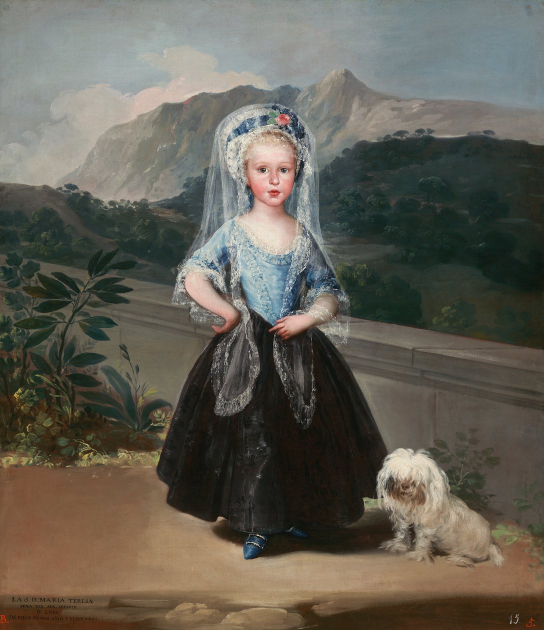 María Teresa de Borbón y Vallabriga, later Gravin van Chinchón door Francisco de Goya