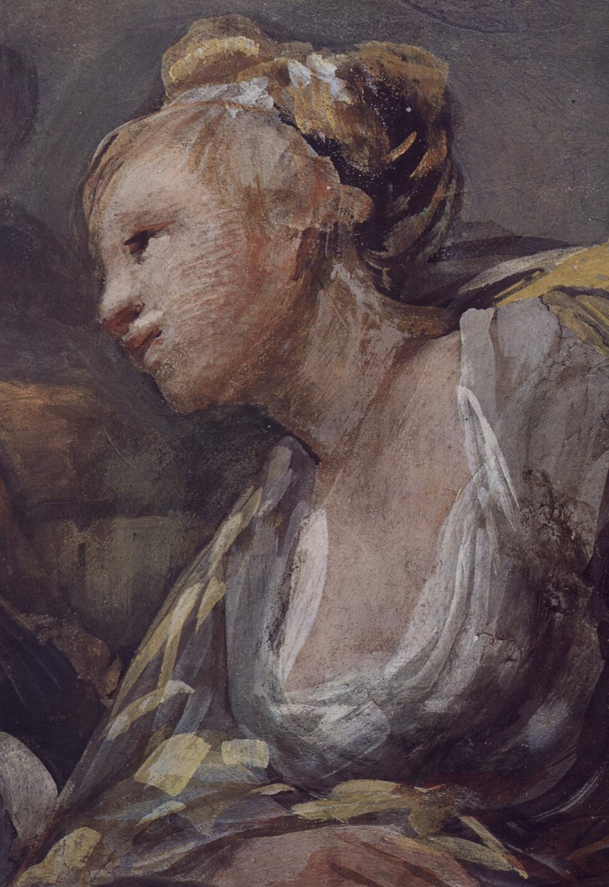 Scène uit de legende van de heilige Antonius van Padua door Francisco de Goya