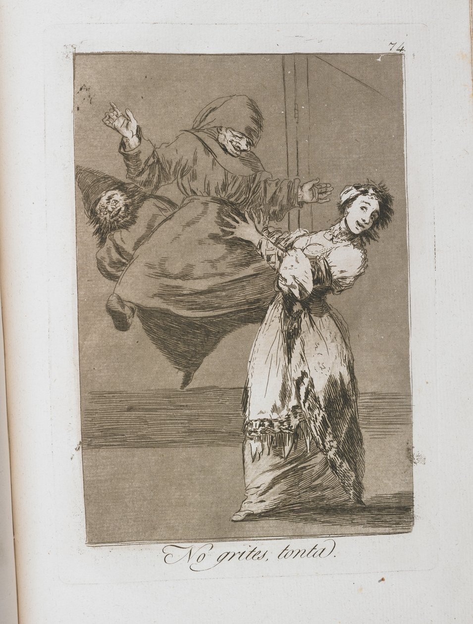 Plaat uit Los Caprichos, 1797-1798 door Francisco de Goya